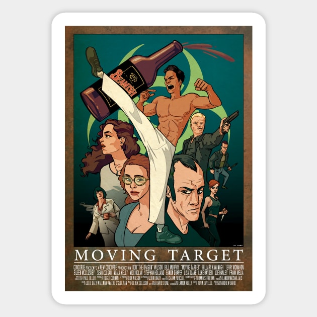 Moving Target Sticker by Liam Cuthbert - Morlock